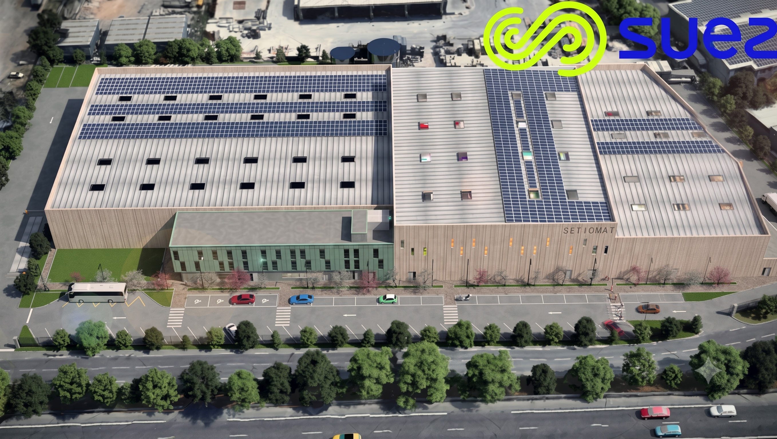 SITTOMAT bureaux et centre de tri – La Farlède, modélisation Revit ventilation et plomberie